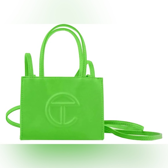 Telfar Highlighter Green Small Shopping Bag - Picture 5 of 7